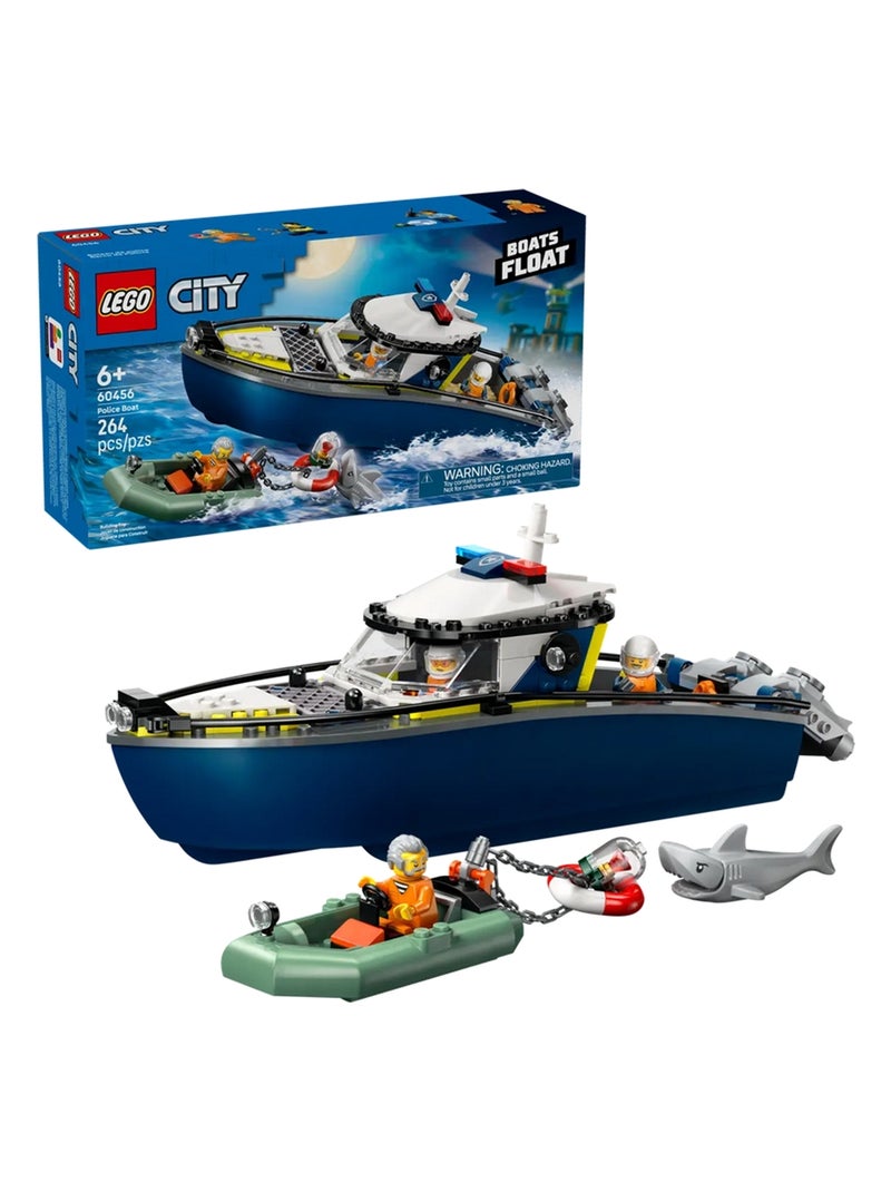 La course-poursuite en bateau de police Multicolore - Kiabi