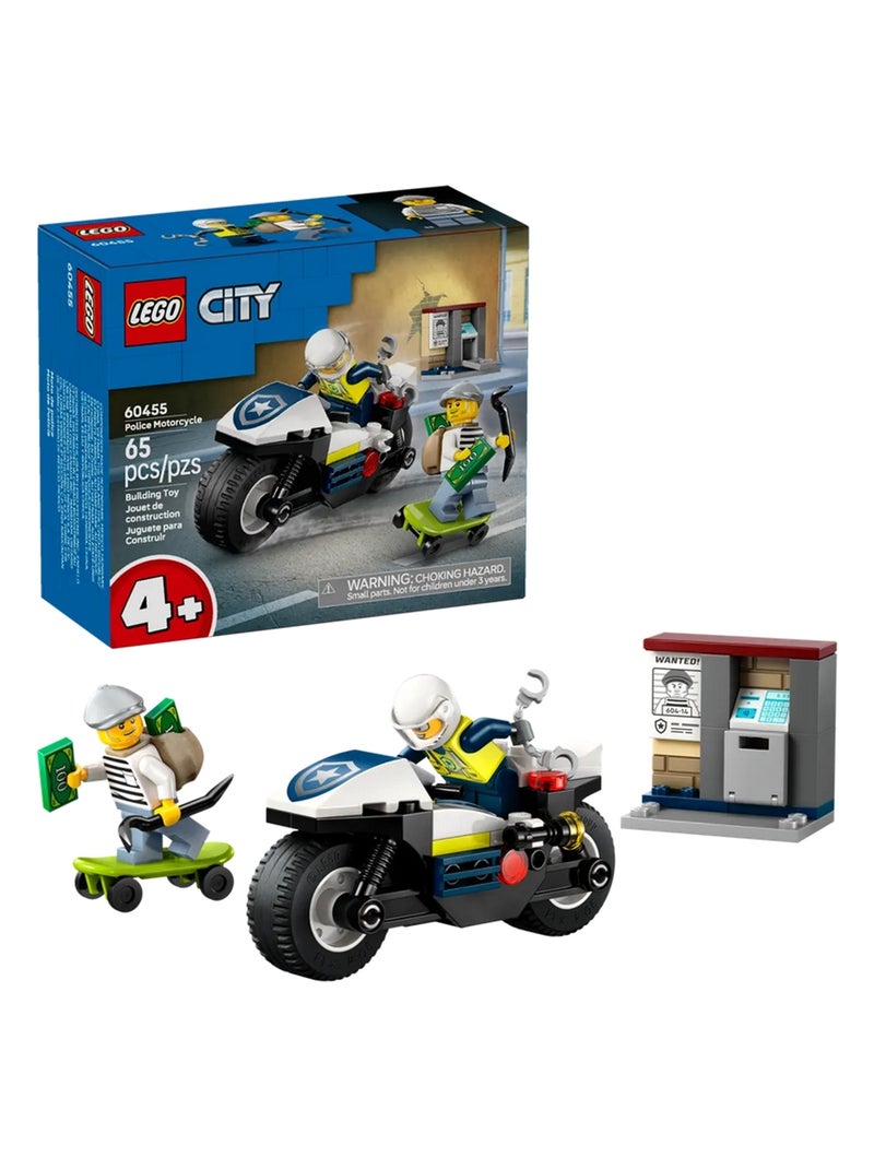 La course-poursuite en moto de police Multicolore - Kiabi