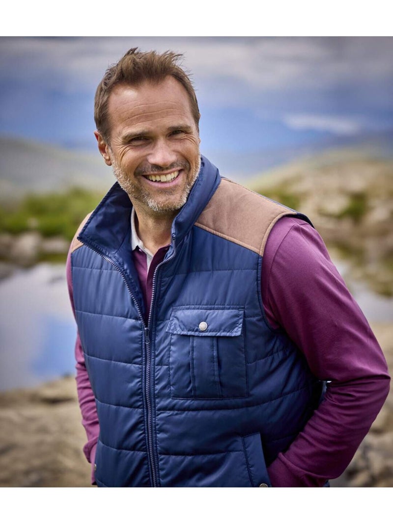 La doudoune sans manches - atlas for men Bleu marine - Kiabi