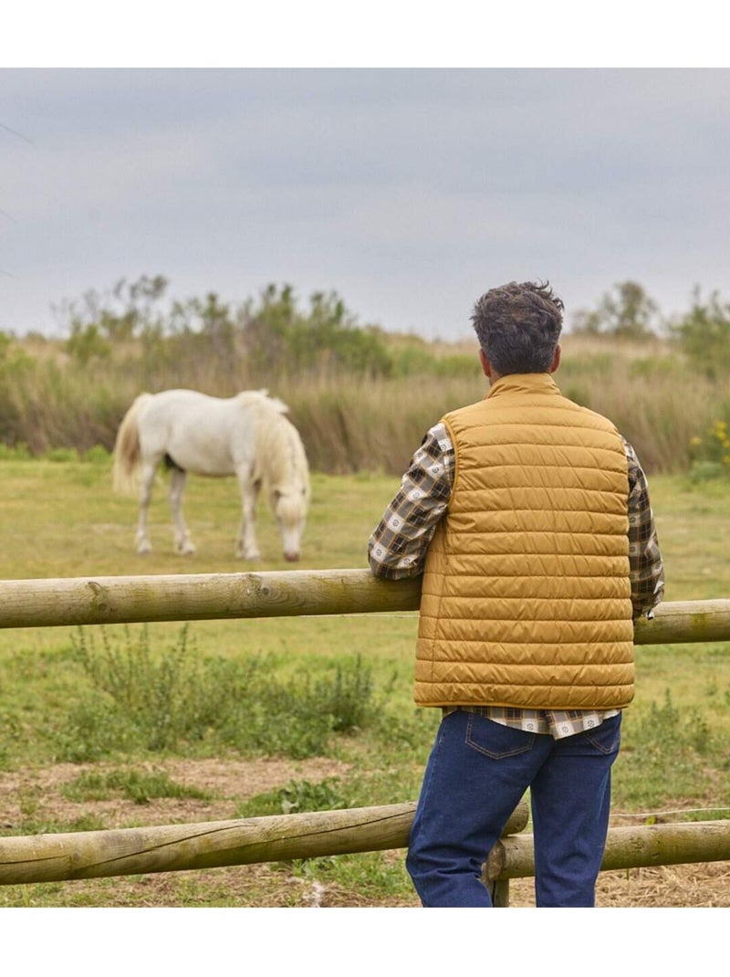 La doudoune sans manches outdoor  - atlas for men Jaune foncé - Kiabi