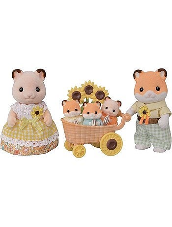 La famille hamster - sylvanian families - 5856 - mini univers