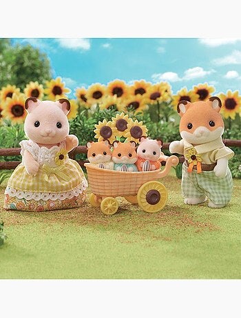 La famille hamster - sylvanian families - 5856 - mini univers