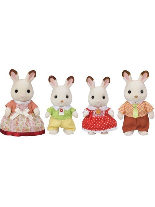 La famille lapin chocolat - sylvanian families - 5655 - Kiabi