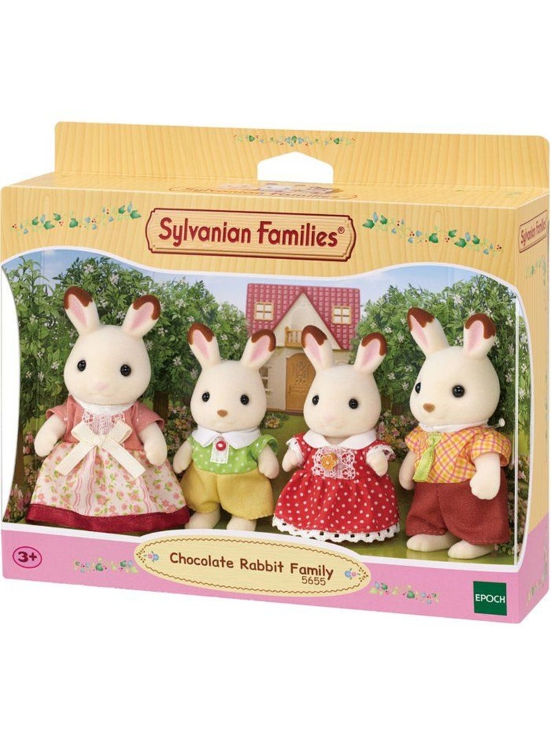 La famille Lapin Chocolat - Sylvanian Families - 5655 Marron - Kiabi