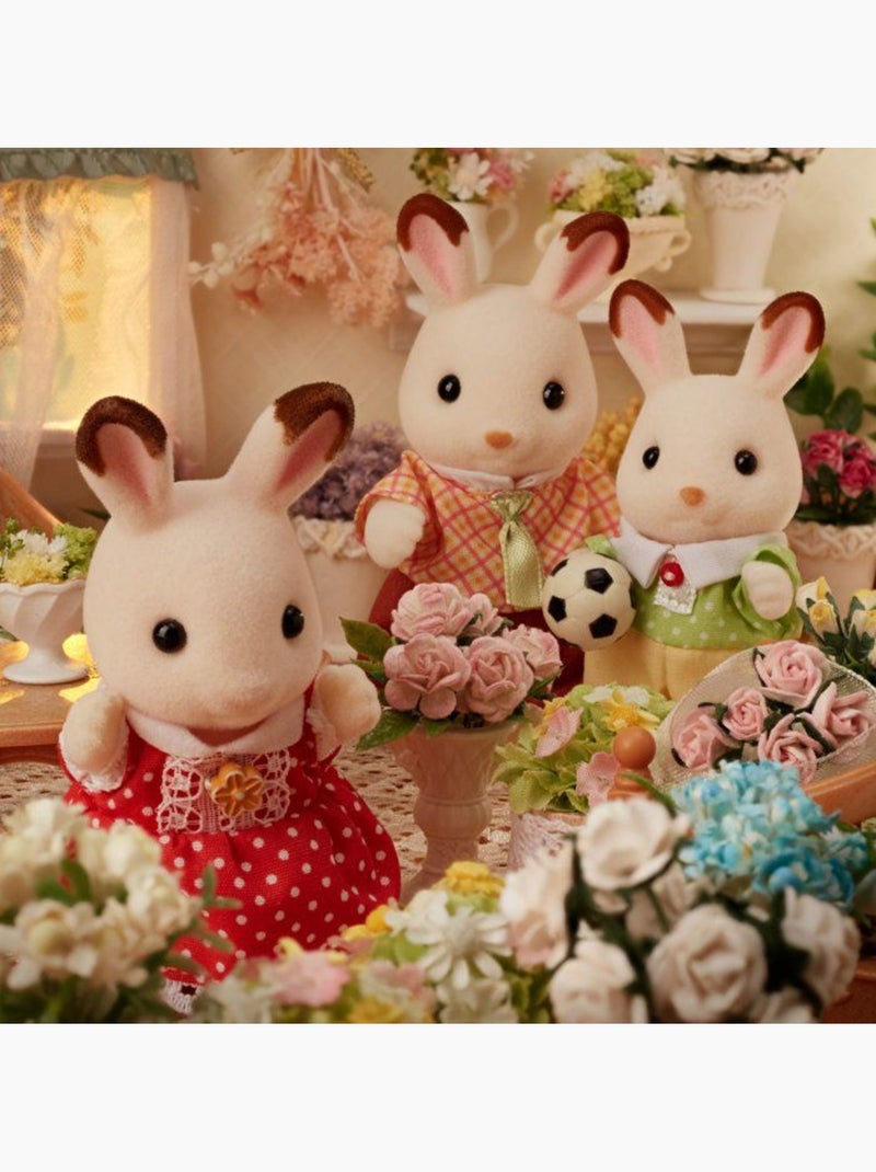 La famille Lapin Chocolat - Sylvanian Families - 5655 Marron - Kiabi