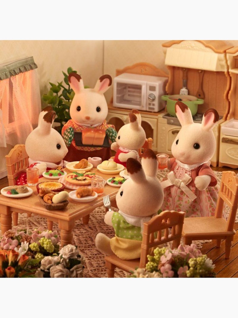 La famille Lapin Chocolat - Sylvanian Families - 5655 Marron - Kiabi
