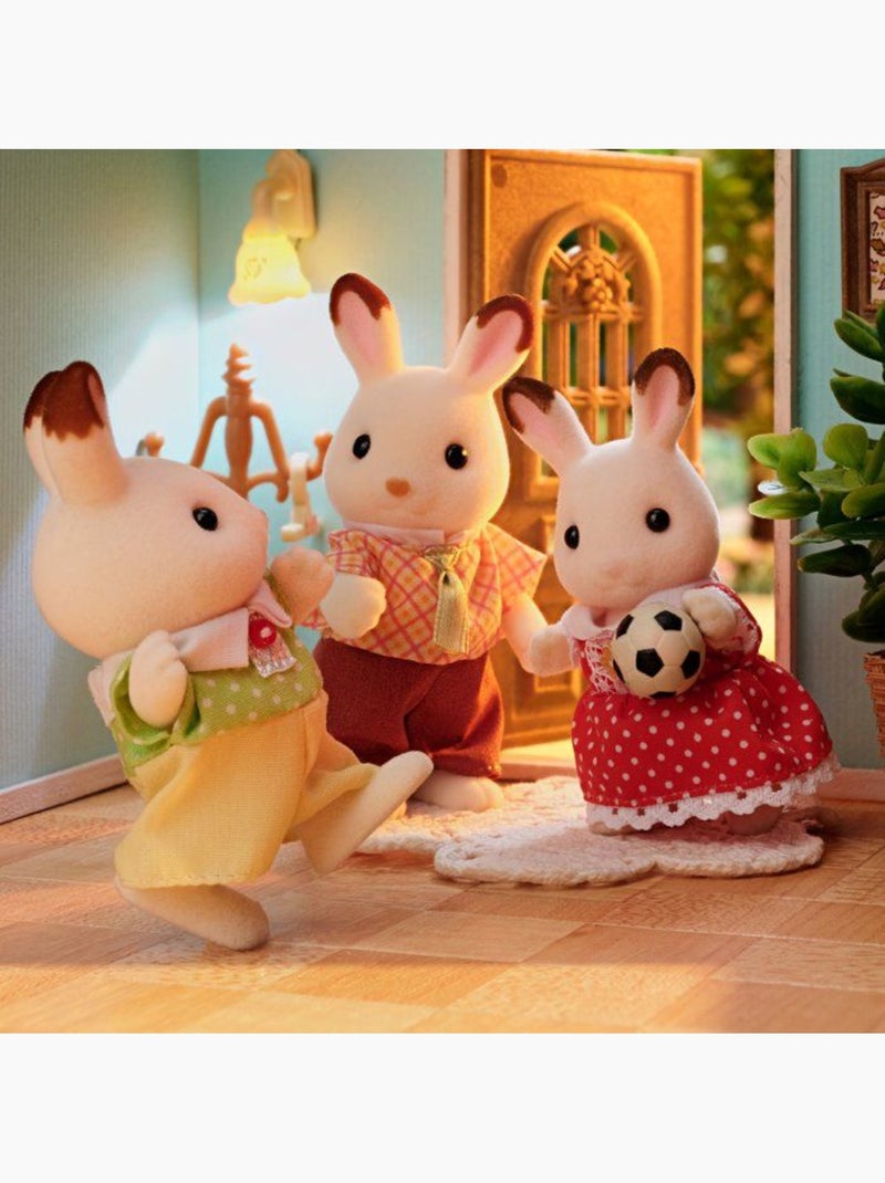 La famille Lapin Chocolat - Sylvanian Families - 5655 Marron - Kiabi