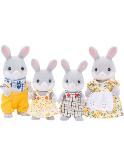 La famille lapin gris - sylvanian families - 4030 - Kiabi