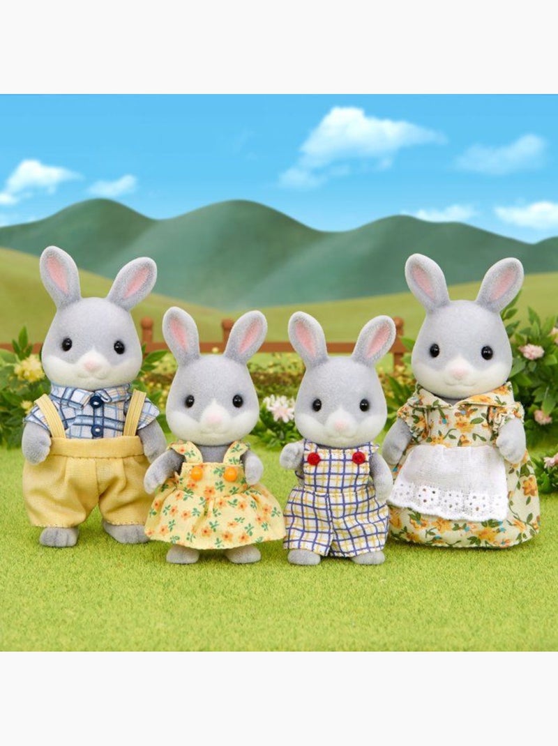 La famille lapin gris - sylvanian families - 4030 Jaune - Kiabi
