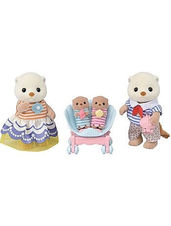 La famille loutre de mer - sylvanian families - 5803