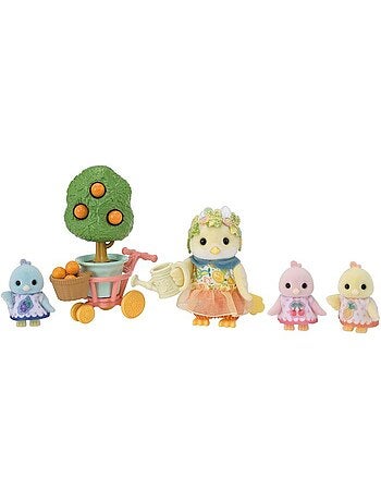 La famille oiseau citrus - sylvanian families - 5860