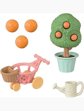 La famille oiseau citrus - sylvanian families - 5860