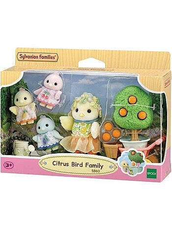 La famille oiseau citrus - sylvanian families - 5860