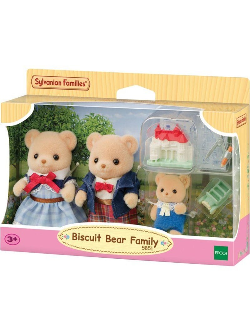 La famille ours biscuit - sylvanian families - 5851 Jaune - Kiabi