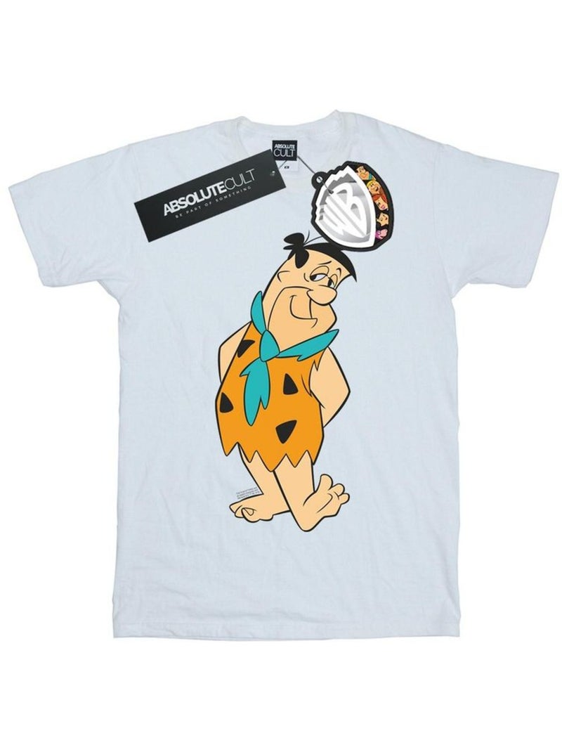 La Famille Pierrafeu - T-shirt Blanc - Kiabi
