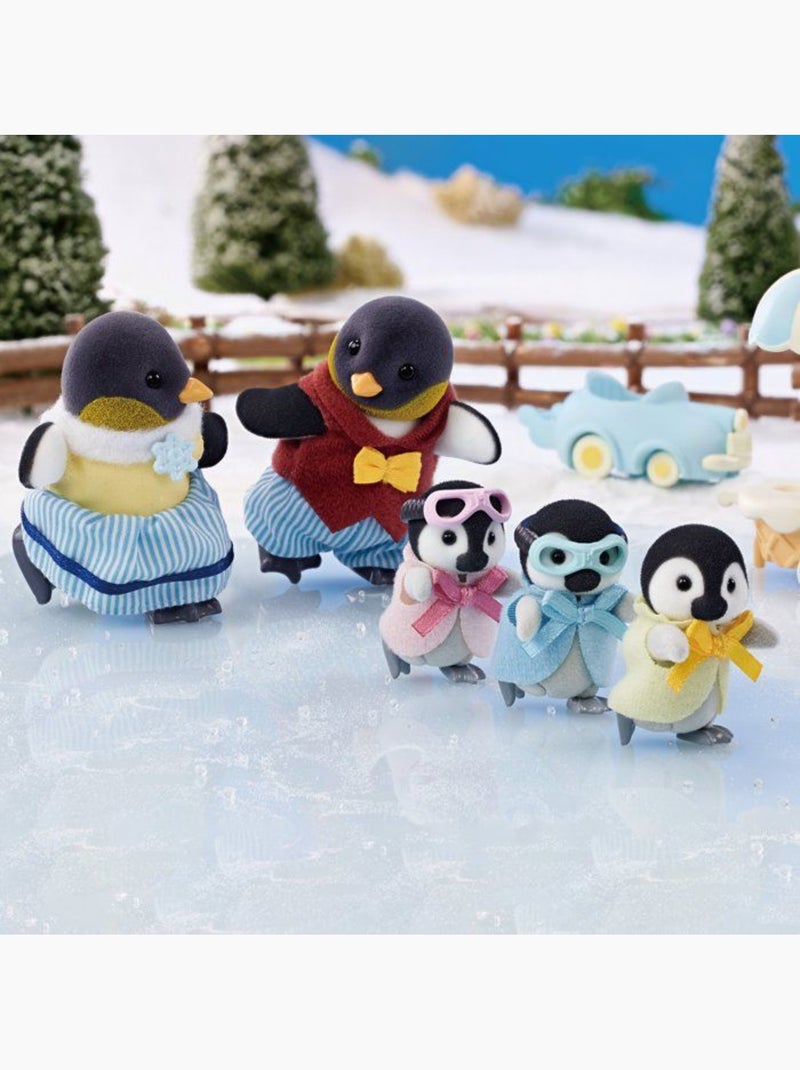 La famille pingouin - sylvanian families - 5694 Blanc - Kiabi