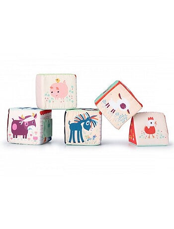 LA FERME CUBES A EMPILER