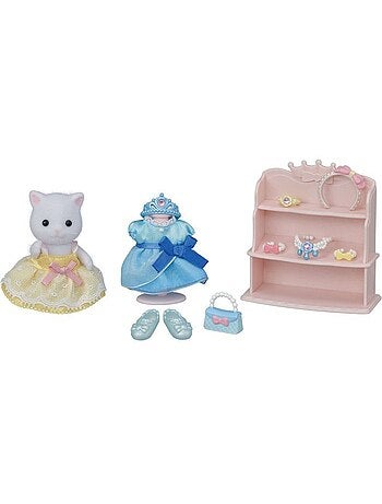 La fille chat persan et sa panoplie de princesse - sylvanian families - 5645