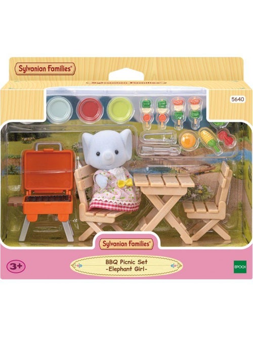 La fille éléphant et son set de pique-nique - Sylvanian Families - 5640 - Kiabi