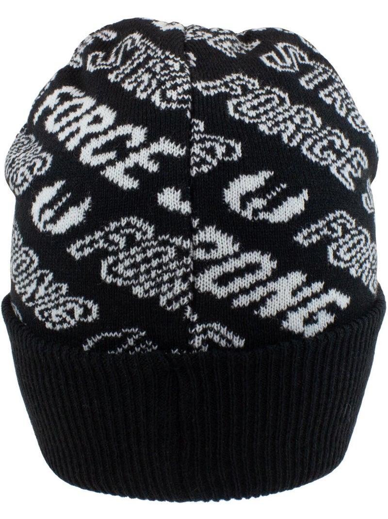 La Guerre des étoiles - Bonnet motif/style imprimé répété FORCE Noir Blanc - Kiabi