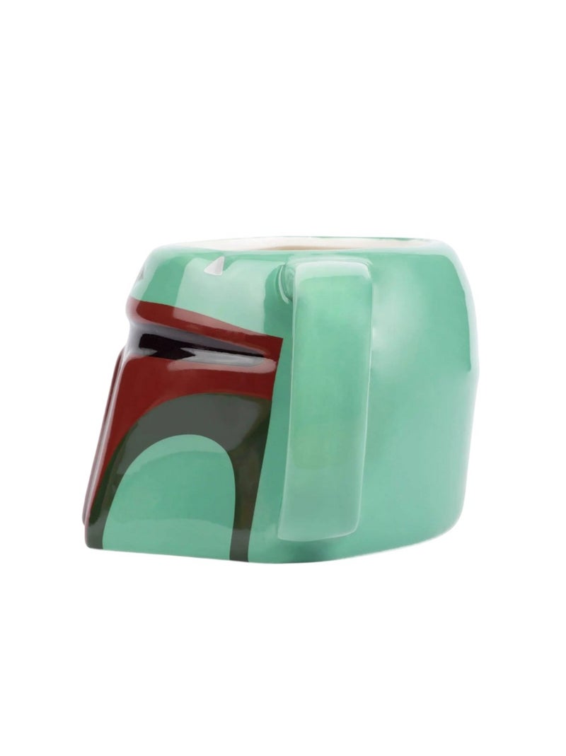 La Guerre des étoiles - Mug motif Boba Fett motif/style Sculté (Boba Fett) Vert/Rouge - Kiabi