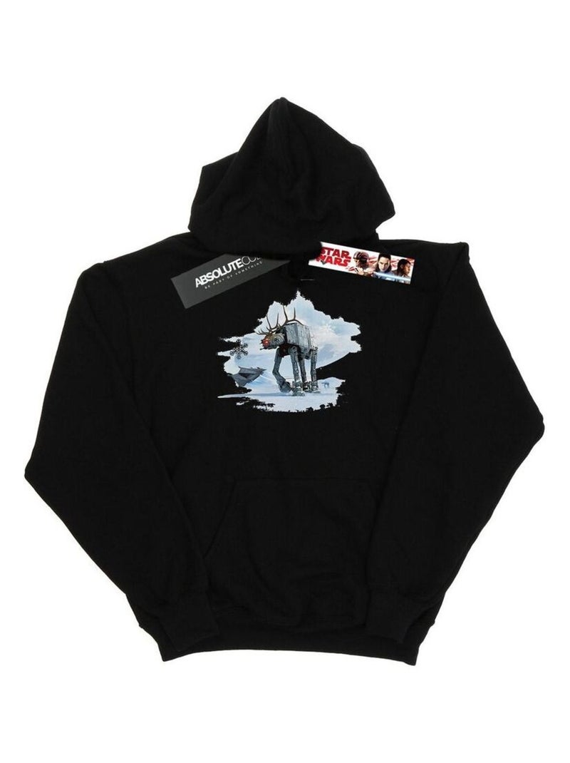 La Guerre des étoiles - Sweat à capuche AT-AT Noir - Kiabi