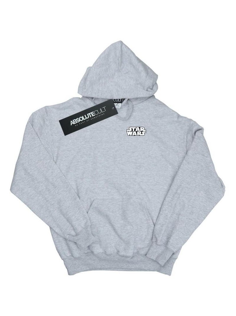 La Guerre des étoiles - Sweat à capuche Gris chiné - Kiabi