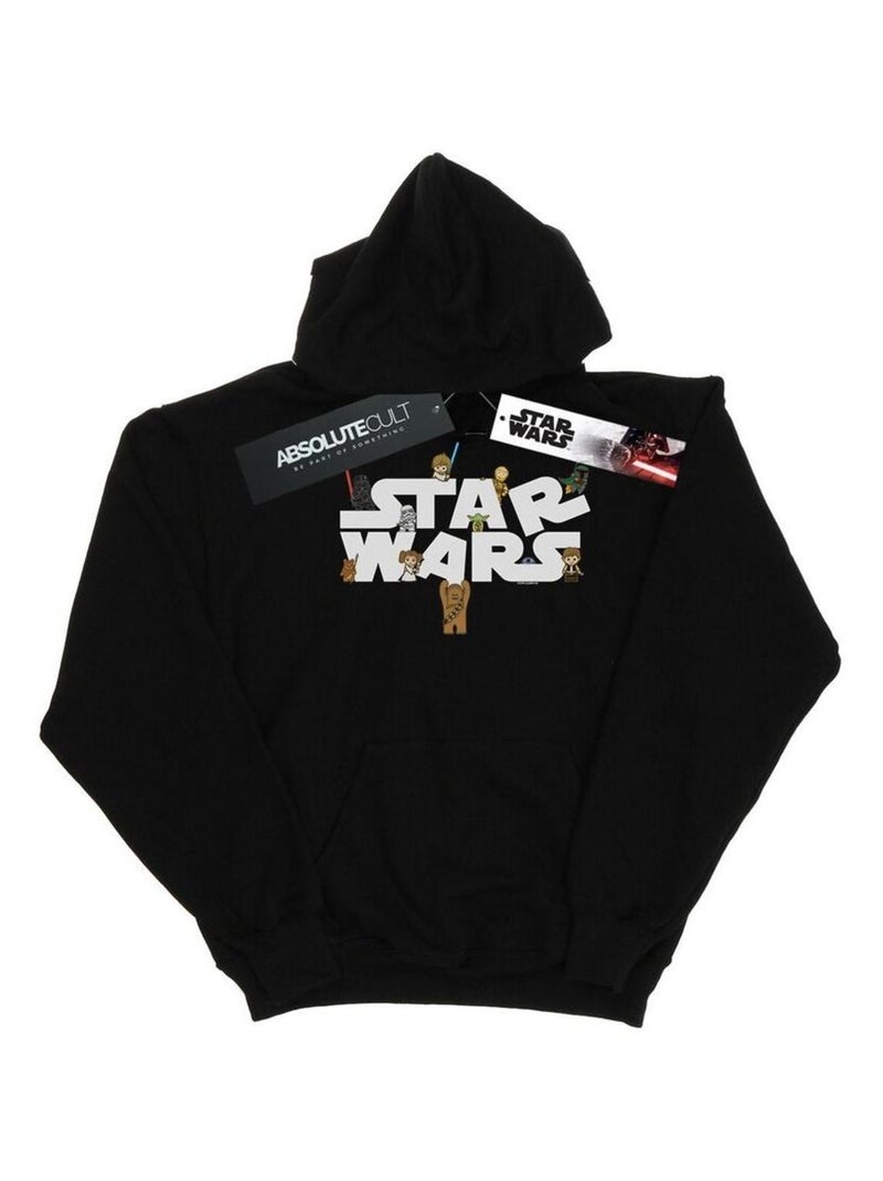 La Guerre des étoiles - Sweat à capuche KIDDIE Noir - Kiabi