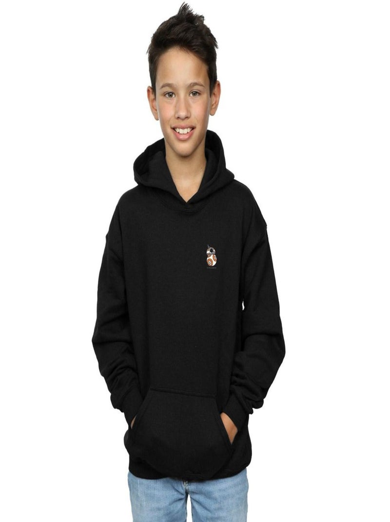 La Guerre des étoiles - Sweat à capuche motif BB-8 THE FORCE AWAKENS Noir - Kiabi