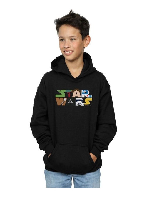 La Guerre des étoiles - Sweat à capuche motif/style logo - Kiabi