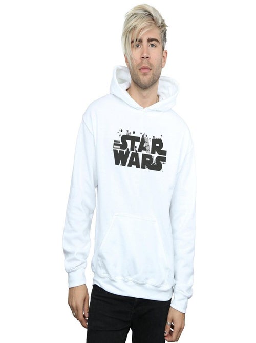 La Guerre des étoiles - Sweat à capuche motif/style minimaliste - Kiabi