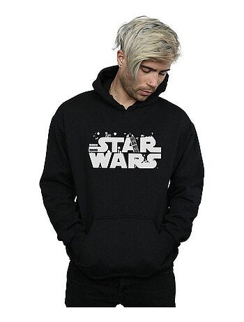 La Guerre des étoiles - Sweat à capuche motif/style minimaliste
