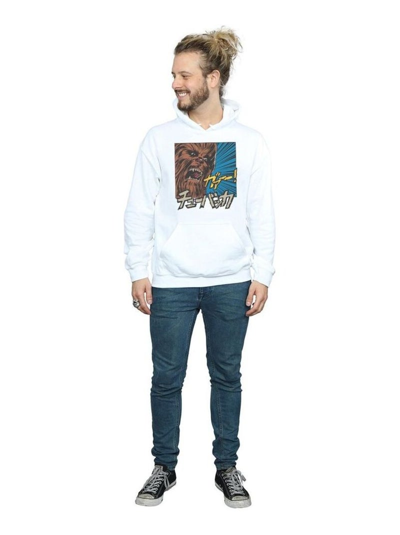 La Guerre des étoiles - Sweat à capuche ROAR Blanc - Kiabi