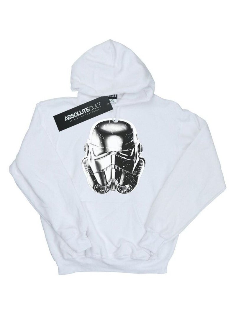 La Guerre des étoiles - Sweat à capuche WARP SPEED Blanc - Kiabi
