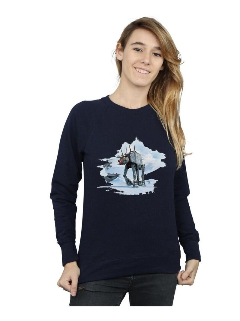 La Guerre des étoiles - Sweat AT-AT Bleu marine - Kiabi