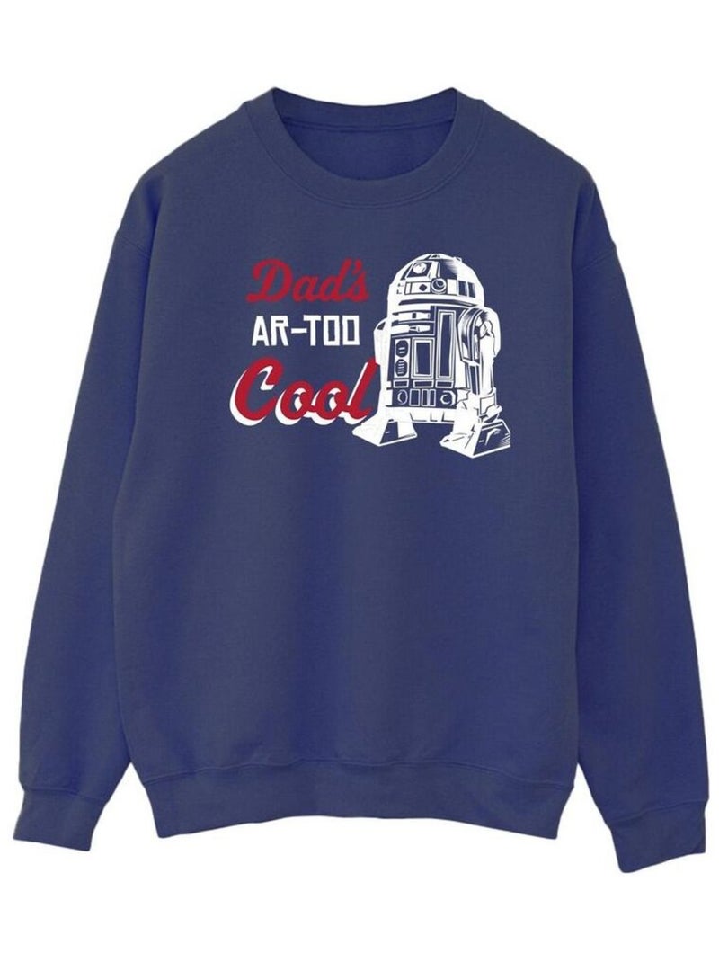 La Guerre des étoiles - Sweat DADS R2 COOL Bleu marine - Kiabi