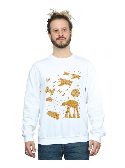 La Guerre des étoiles - Sweat GINGERBREAD BATTLE - Kiabi La Guerre des étoiles - Sweat GINGERBREAD BATTLE - Kiabi