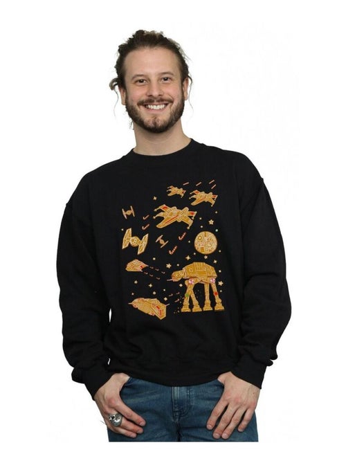 La Guerre des étoiles - Sweat GINGERBREAD BATTLE - Kiabi La Guerre des étoiles - Sweat GINGERBREAD BATTLE - Kiabi