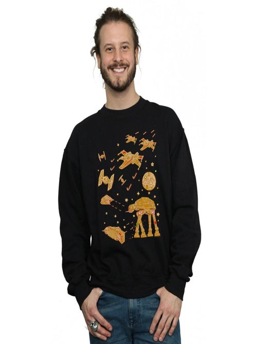 La Guerre des étoiles - Sweat GINGERBREAD BATTLE - Kiabi La Guerre des étoiles - Sweat GINGERBREAD BATTLE - Kiabi