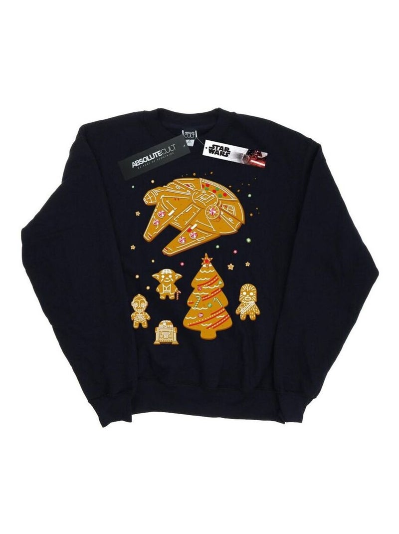 La Guerre des étoiles - Sweat GINGERBREAD REBELS Bleu marine - Kiabi