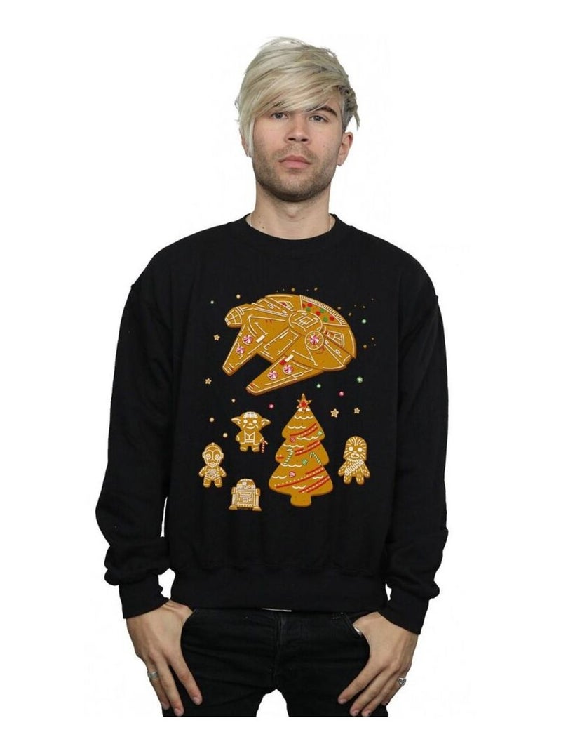 La Guerre des étoiles - Sweat GINGERBREAD REBELS Noir - Kiabi