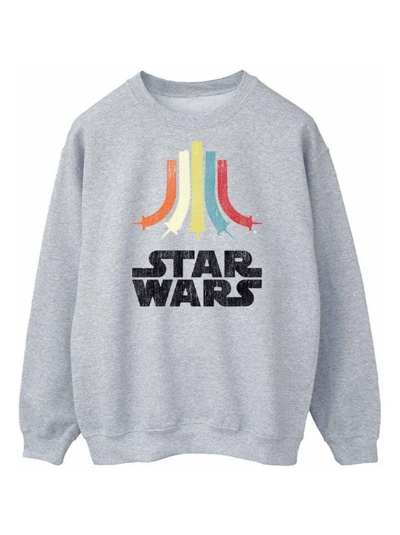 La Guerre des étoiles - Sweat Gris chiné - Kiabi