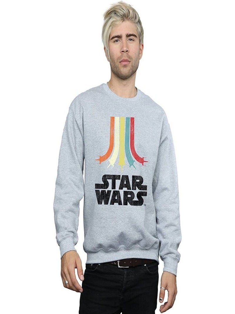 La Guerre des étoiles - Sweat Gris chiné - Kiabi