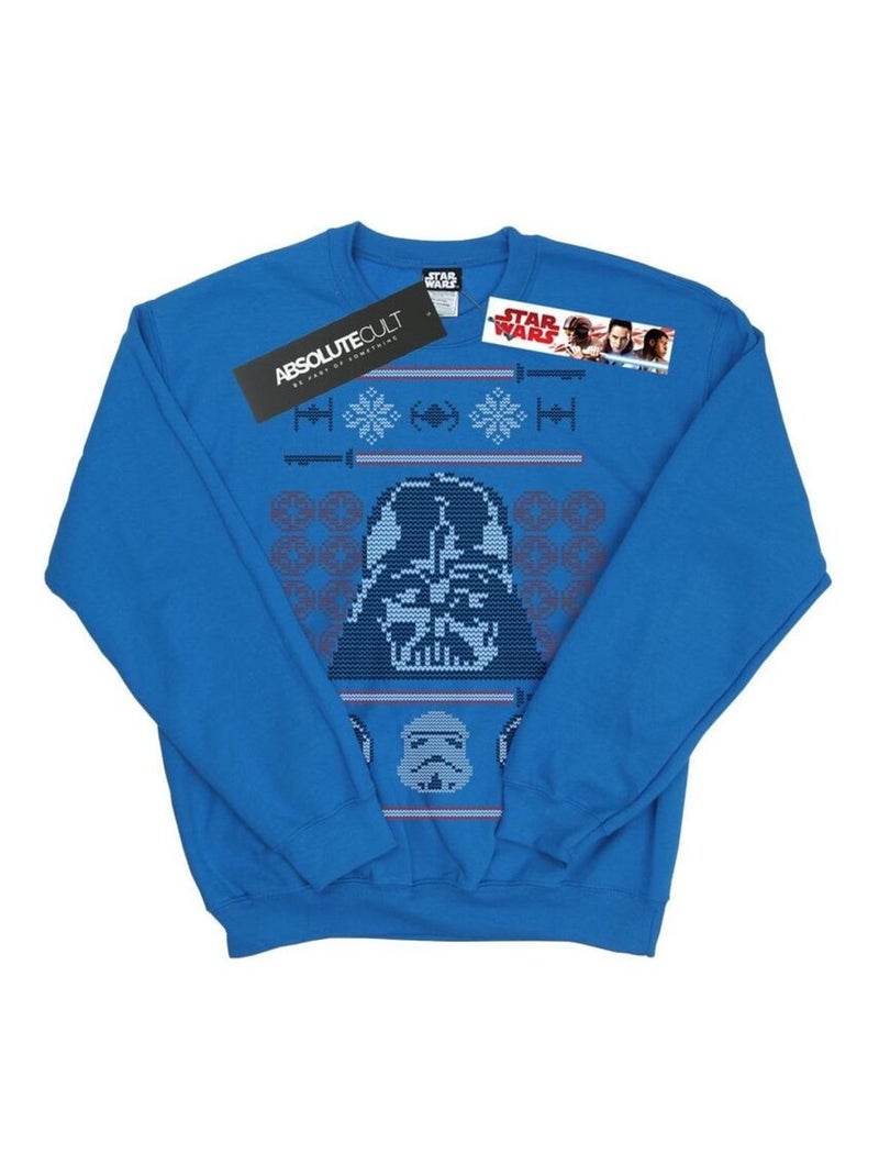 La Guerre des étoiles - Sweat HEAD Bleu roi - Kiabi