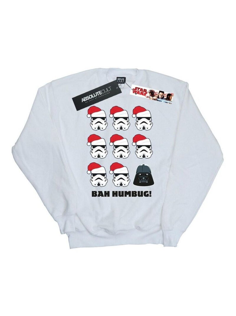 La Guerre des étoiles - Sweat HUMBUG Blanc - Kiabi