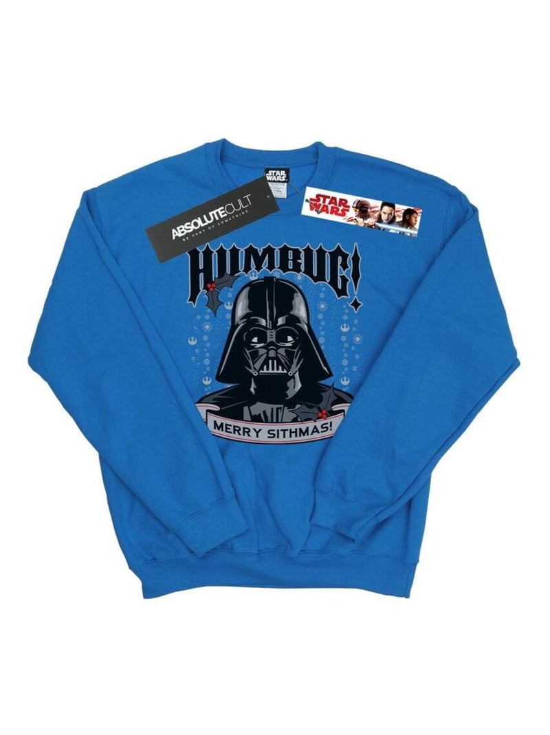 La Guerre des étoiles - Sweat HUMBUG Bleu roi - Kiabi