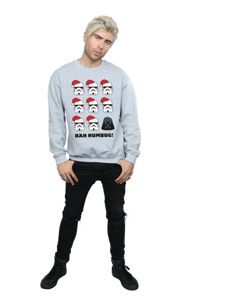 La Guerre des étoiles - Sweat HUMBUG Gris chiné - Kiabi