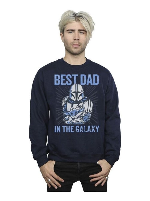 La Guerre des étoiles - Sweat MANDALORIAN BEST DAD GALAXY - Kiabi