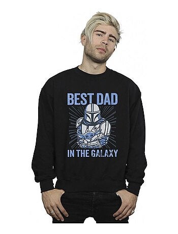 La Guerre des étoiles - Sweat MANDALORIAN BEST DAD GALAXY