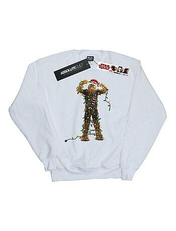 La Guerre des étoiles - Sweat motif Chewbacca motif/style Lumières de Noël